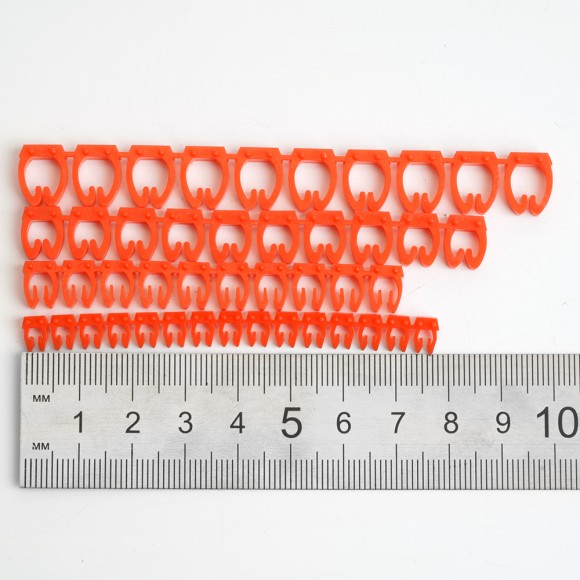 Маркер кабельный наборный "0-9" STEKKER 6 мм2 CBMR-MKN6 (100шт/упак - 10 отрез. по 10 шт.)