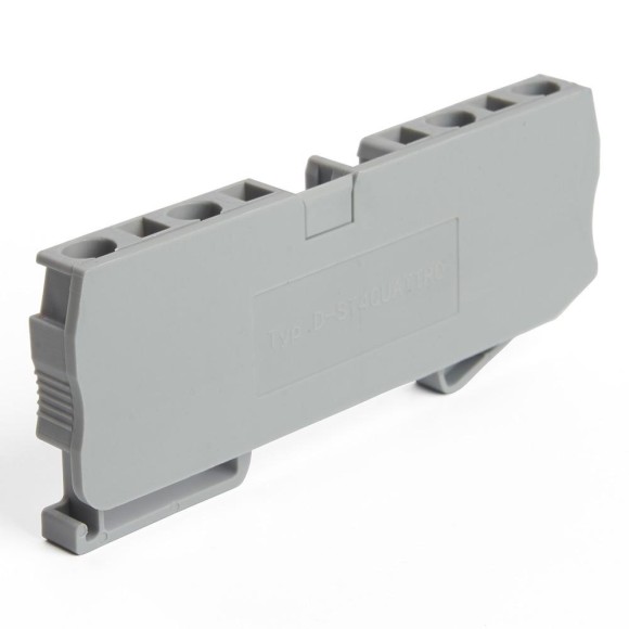 LD562-1-25 Торцевая заглушка для ЗНИ LD554 2,5 мм²  (JXB ST 2,5), серый STEKKER