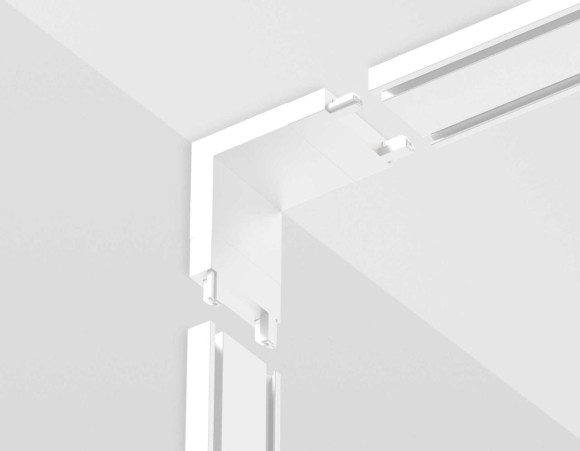 Коннектор L-образный внутренний Ambrella light Track System Magnetic Ultra Slim GV1103 Коннектор L-образный внутренний Ambrella light Track System Magnetic Ultra Slim GV1103