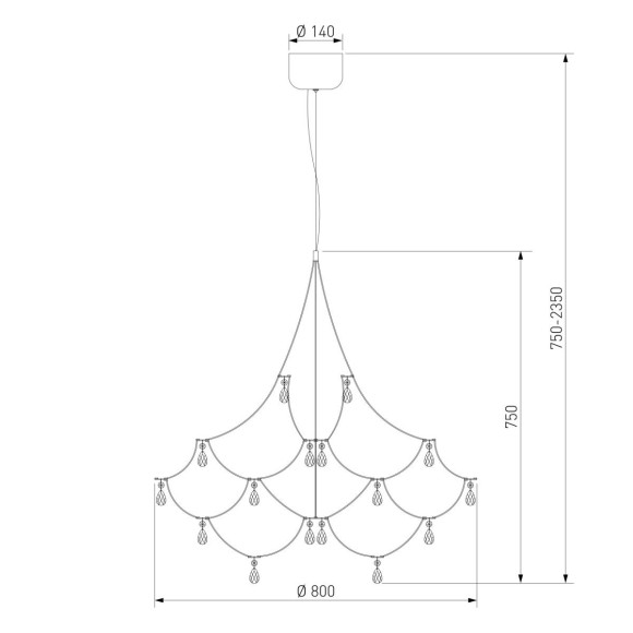 Подвесная люстра Bogates Adit 90400 LED a072123 Подвесная люстра Bogates Adit 90400 LED a072123