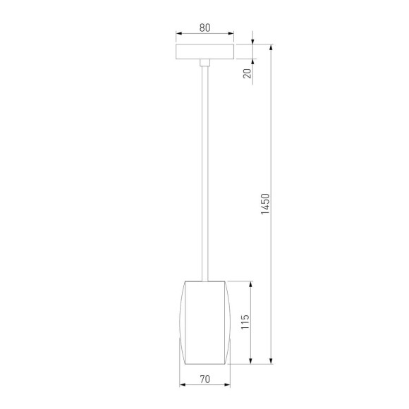 Подвесной светодиодный светильник Eurosvet Bonaldo 50246/1 Led белый