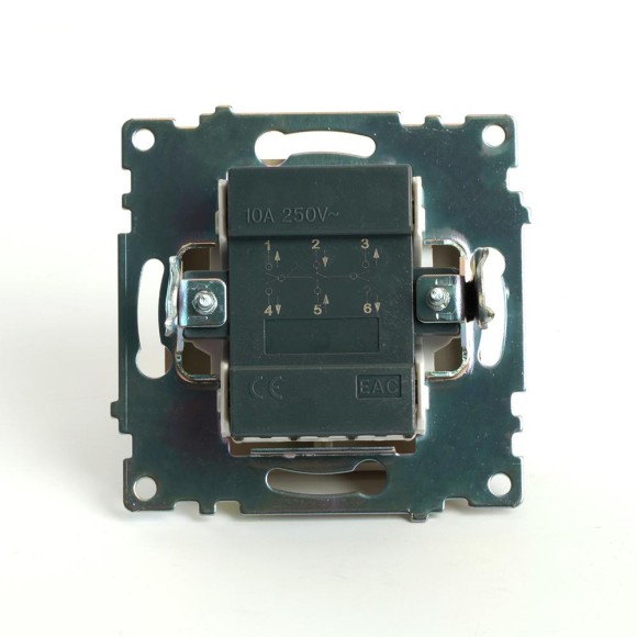 Переключатель двухклавишный Stekker Катрин золото GLS10-7107-08 49220 Переключатель двухклавишный Stekker Катрин золото GLS10-7107-08 49220