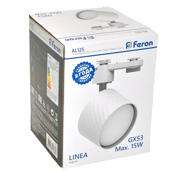 Трековый светильник Feron Linea AL125 48776 Трековый светильник Feron Linea AL125 48776