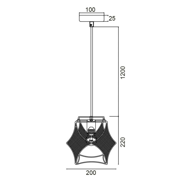 Подвесной светильник Vele Luce Spark VL6352P01 Подвесной светильник Vele Luce Spark VL6352P01