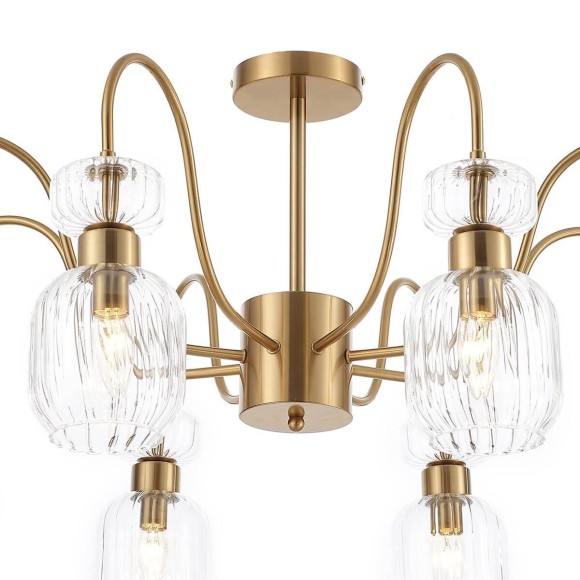 Потолочная люстра Escada Gloss 1141/8PL Clear Потолочная люстра Escada Gloss 1141/8PL Clear