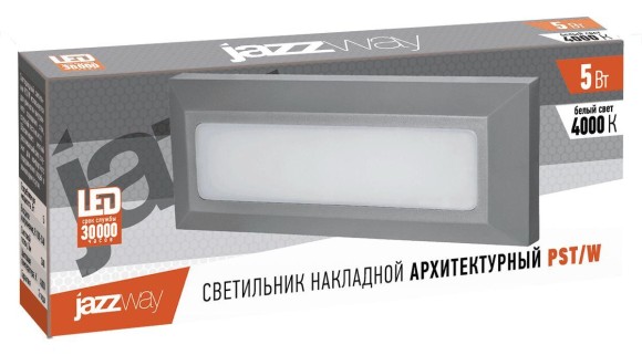 Уличный настенный светодиодный светильник Jazzway PST/W 5005617
